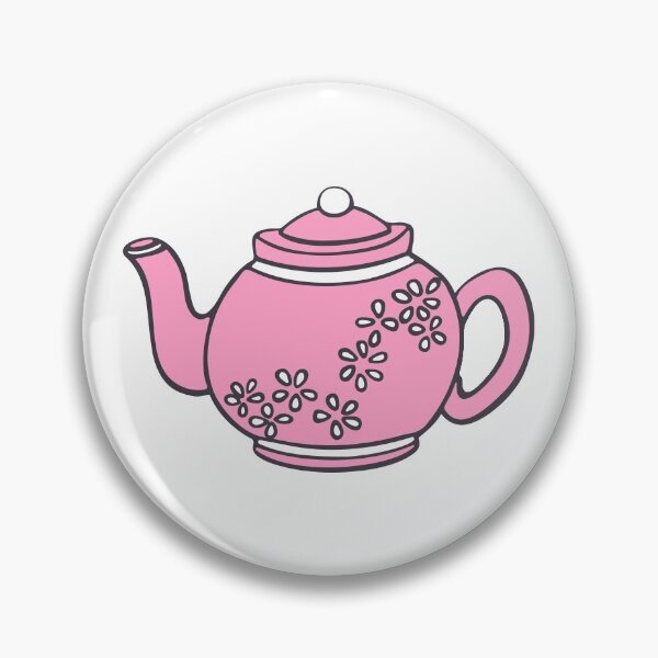 Item preview, Cute Pink Tea Pot designed and sold by kmoblenes.