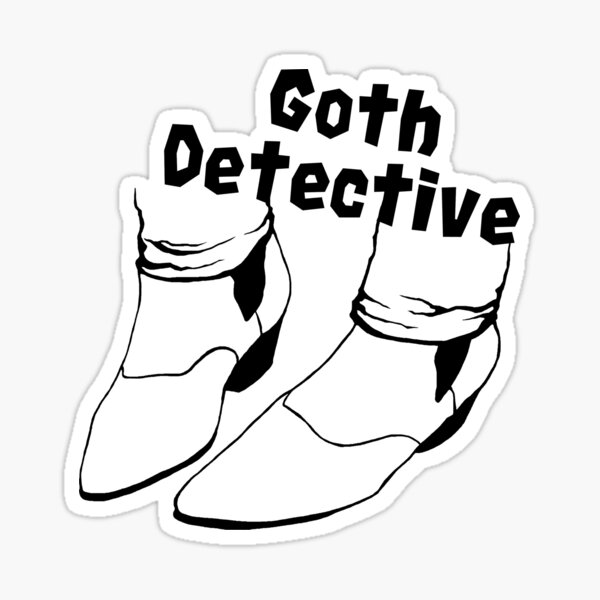 Goth Detective Sticker