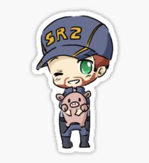 Mass Effect 3 Chibi Zodiac - Jeff "Joker" Moreau Sticker