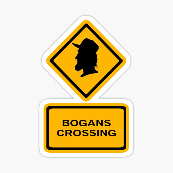 "Bogans crossing (diamond square)" Sticker for Sale by Diabolical