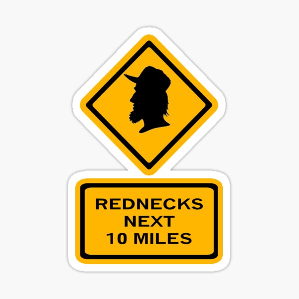 Item preview, Rednecks next 10 miles (diamond square) designed and sold by Diabolical.