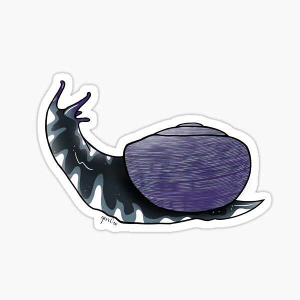 Asexual Pride Snail Sticker