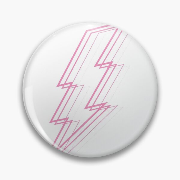 Item preview, Pink Lightning Sticker designed and sold by laurencude.