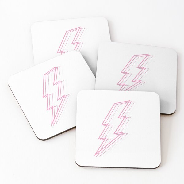 Item preview, Pink Lightning Sticker designed and sold by laurencude.