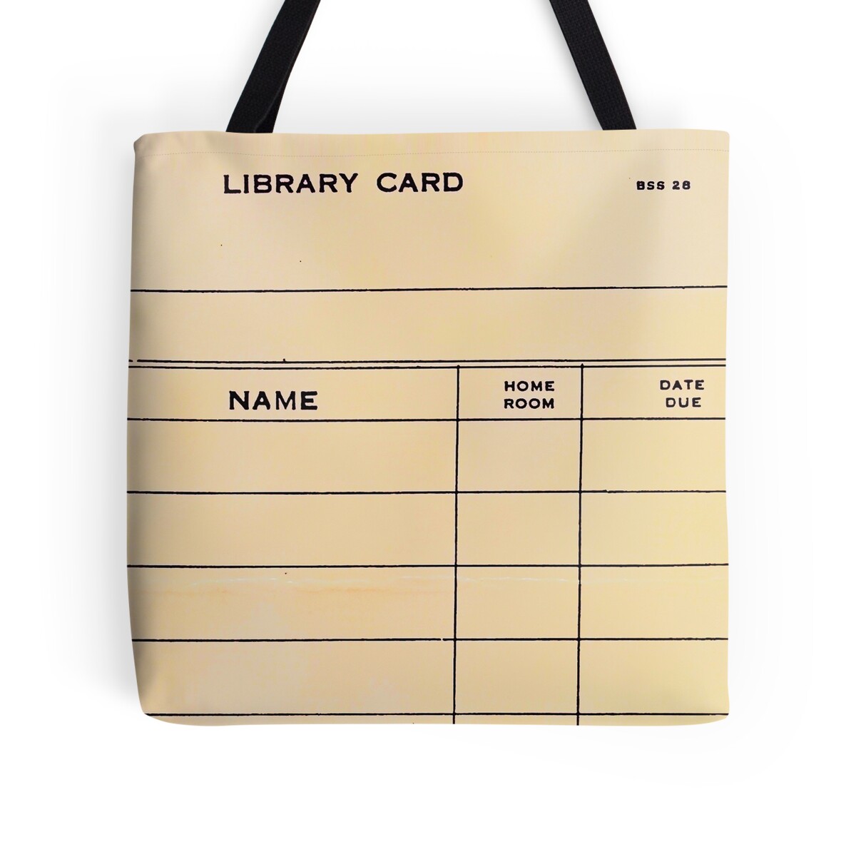 "Lonely Library Card" Tote Bags by GasStationB Redbubble