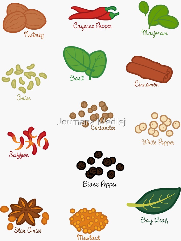 Spice Labels 1 by Cedarseed