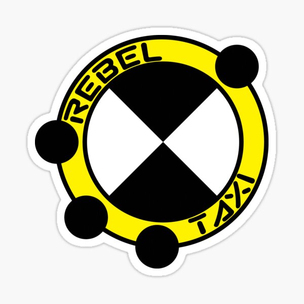 RebelTaxi Logo Sticker Sticker