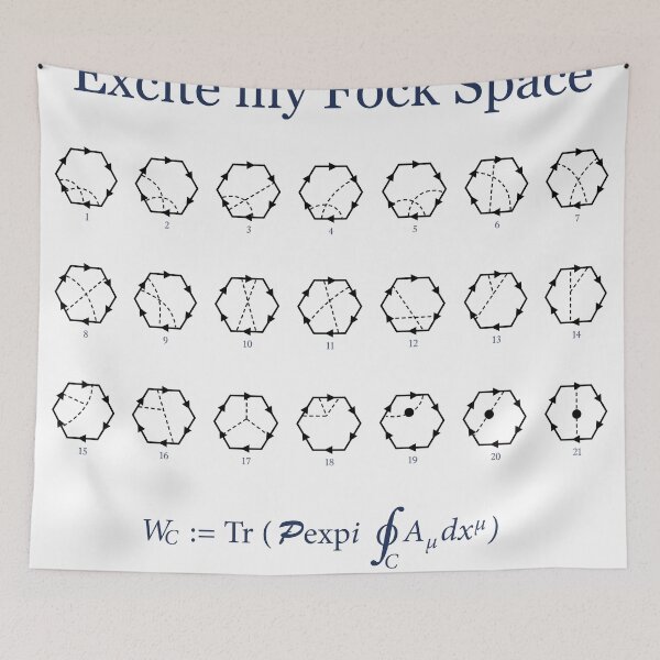 Item preview, Fock Space - White Square designed and sold by PeteOfTas.