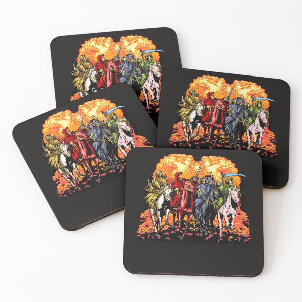 Item preview, 4 Horsemen Of The Apocalypse Jesus Revelation 6:1-8 Gift  designed and sold by TheTimmer.
