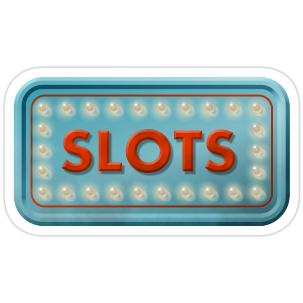 7 slot casino sticker