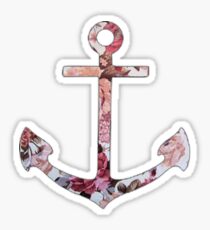 Floral Anchor 5 Sticker