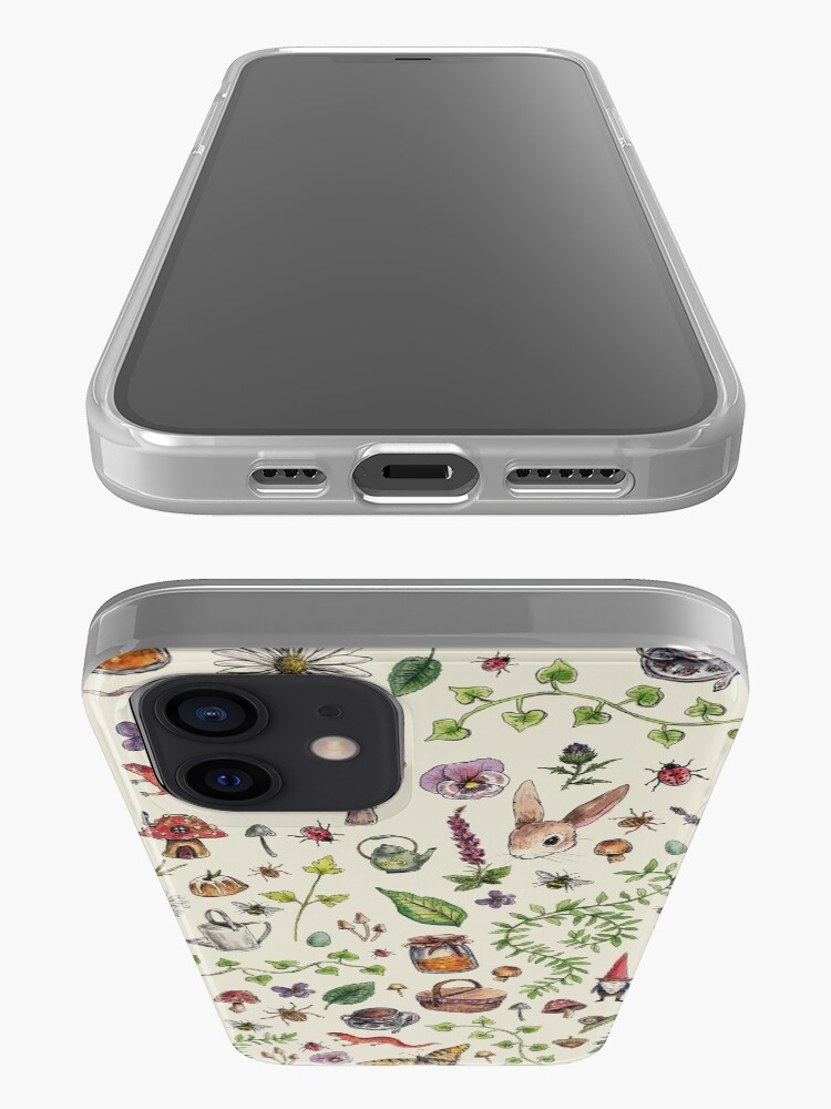 Alternate view of Cottagecore light green iPhone Case & Cover