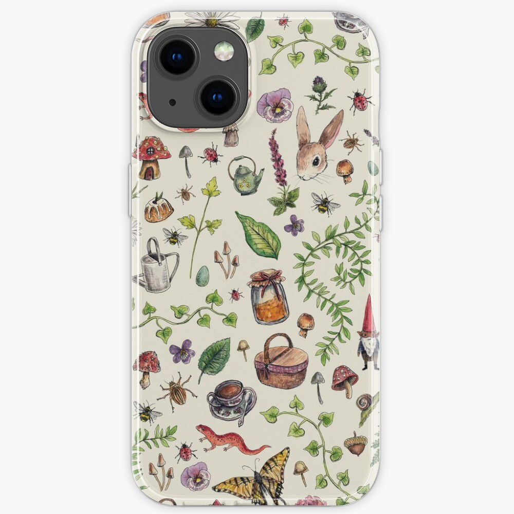 Cottagecore light green iPhone Case