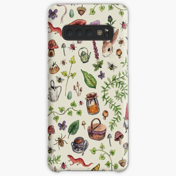 Cottagecore light green Samsung Galaxy Snap Case