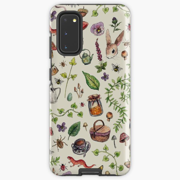 Cottagecore light green Samsung Galaxy Tough Case