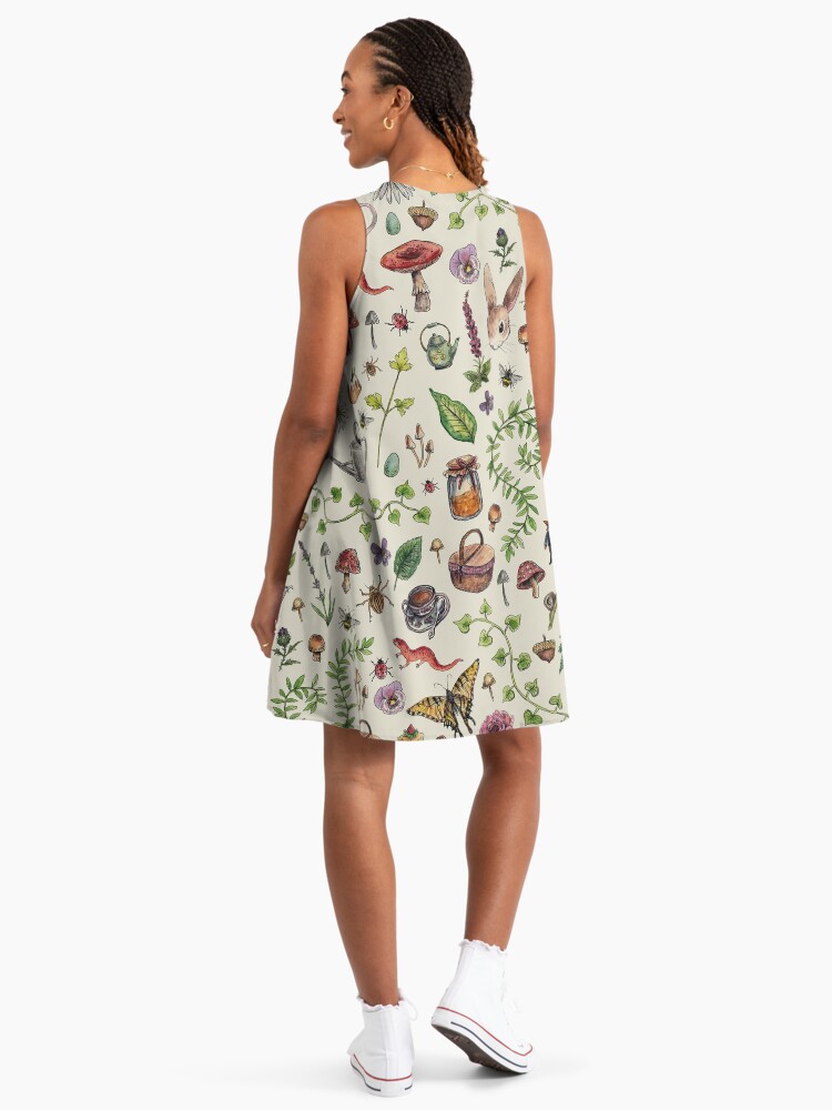 Cottagecore light green" A-Line Dress for Sale by brettisagirl | Redbubble