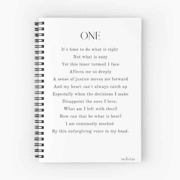 Item preview, Enneagram One Poetry Print designed and sold by rdvisual.