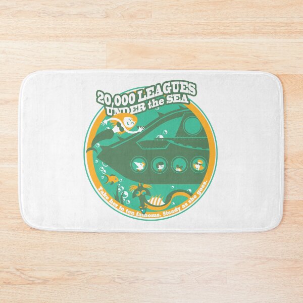 Item preview, 20,000 Leagues Under the Sea (Green, yellow, aqua) designed and sold by clockworkmonkey.