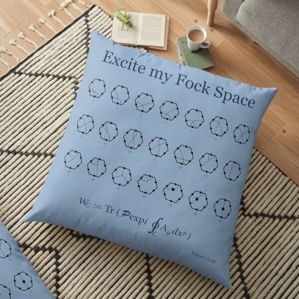 Fock Space Floor Pillow