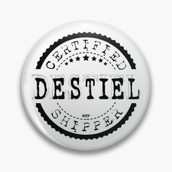 Item preview, Certified Destiel Shipper (Black Stamp) designed and sold by AlexVR.