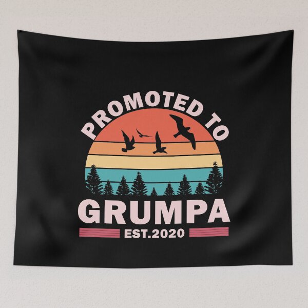 Item preview, Promoted to grandfather grumpa vintage glimps designed and sold by thehafdesigner.