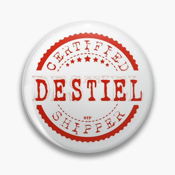 Item preview, Certified Destiel Shipper (Red Stamp) designed and sold by AlexVR.