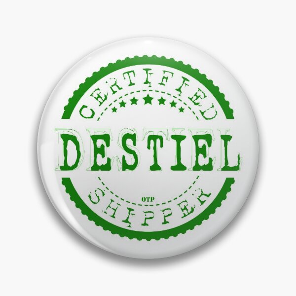 Item preview, Certified Destiel Shipper (Green Stamp) designed and sold by AlexVR.