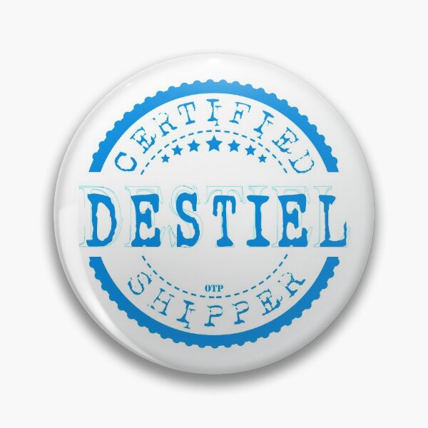 Item preview, Certified Destiel Shipper (Blue Stamp) designed and sold by AlexVR.