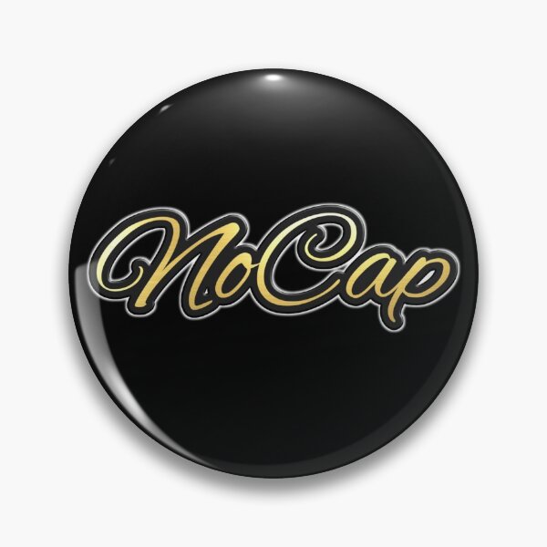 Item preview, Shiny black and gold NoCap word design ver.1 designed and sold by smARTwork.