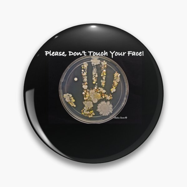 Item preview, Bacterial Handprint, Don't Touch Your Face! designed and sold by tasturm1.