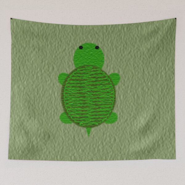 Item preview, Cute Green Yarn Turtle designed and sold by Hedgie Designs.