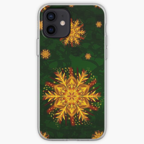 Forest Fire Flake iPhone Soft Case