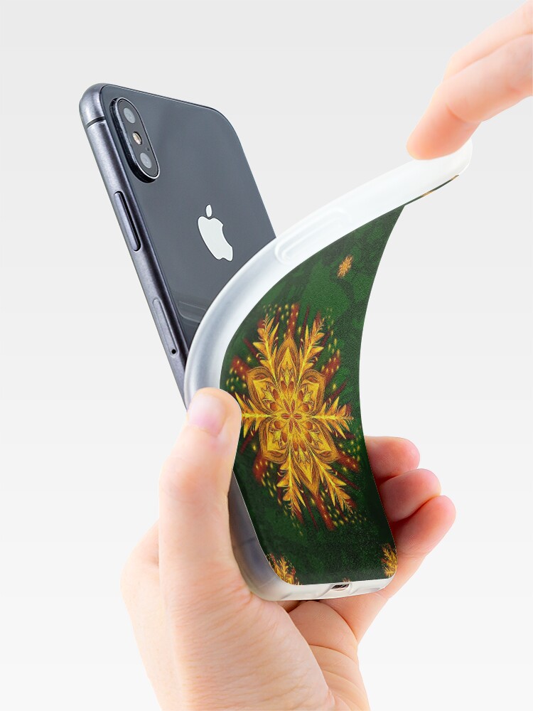 Alternate view of Forest Fire Flake iPhone Case & Cover