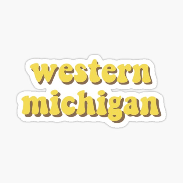 western michigan Sticker