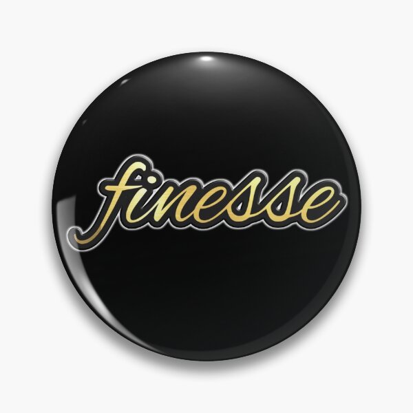 Item preview, Shiny black and gold FINESSE word design designed and sold by smARTwork.