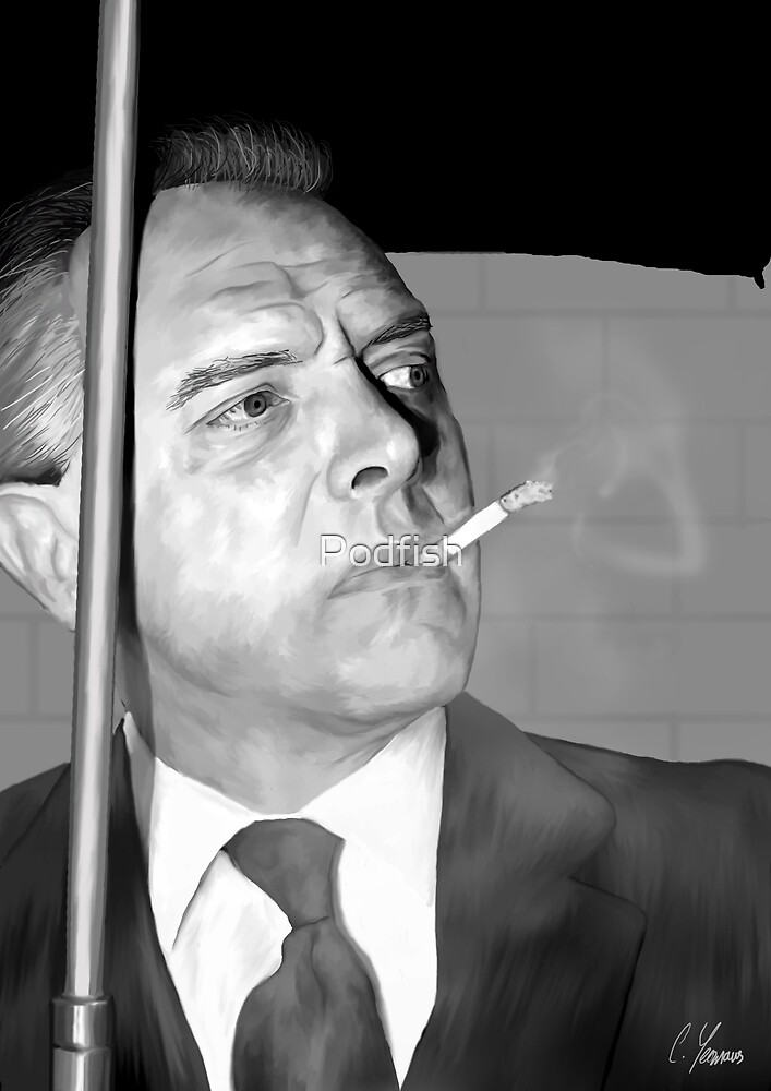 &ldquo;Rik Mayall&rdquo; by Podfish | Redbubble