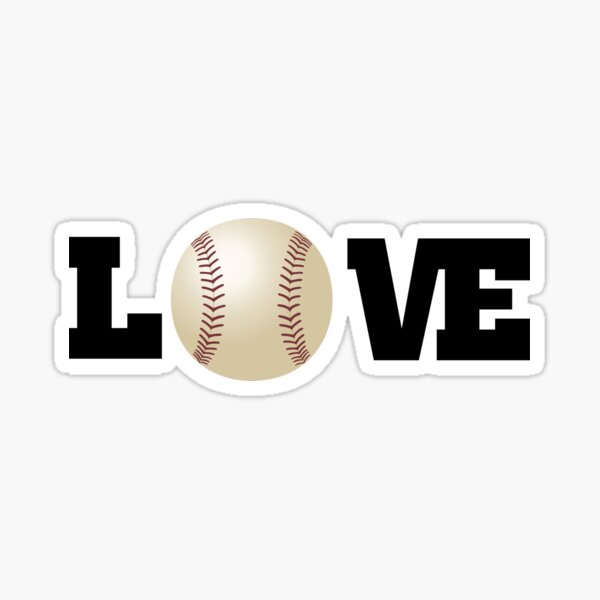 Baseball Love Sticker By Shakeoutfitters Redbubble