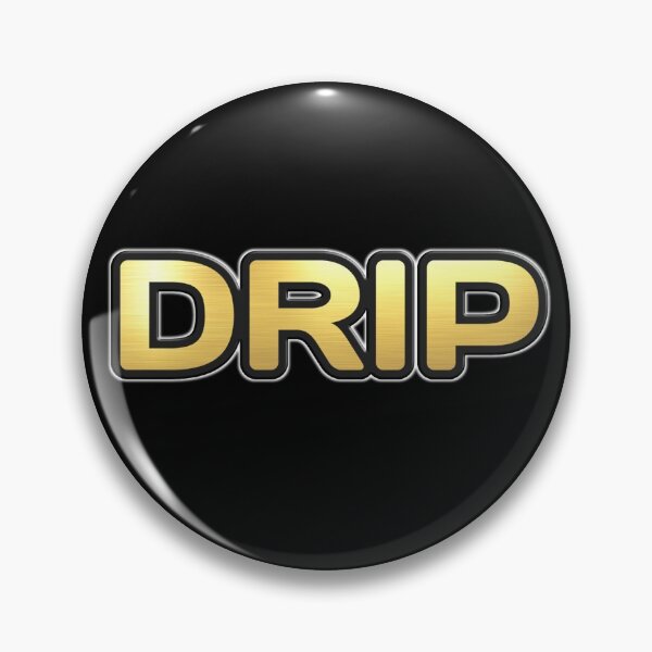 Item preview, Shiny black and gold DRIP word design ver.2 designed and sold by smARTwork.