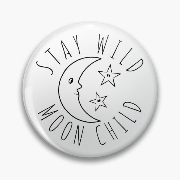 Item preview, Stay Wild Moon Child Moon and Stars Print designed and sold by Cool Fun  Awesome Time.