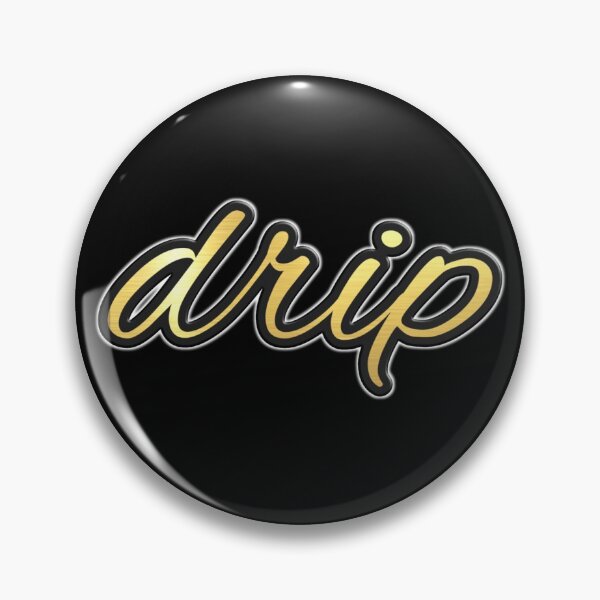 Item preview, Shiny black and gold DRIP word design ver.1 designed and sold by smARTwork.