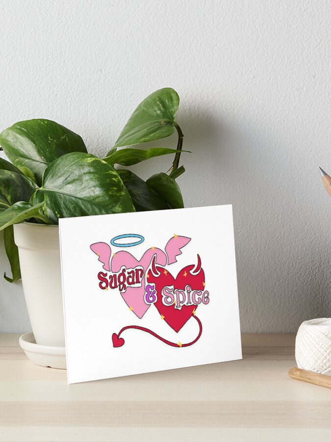 Sugar and Spice - Old Fashioned Valentine Card Art - Digital Art