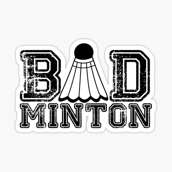 Badminton Sticker