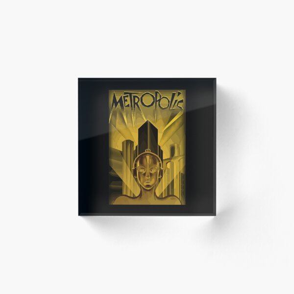 Metropolis 1927, movie, poster, from Fritz Lang, Original Design Acrylic Block