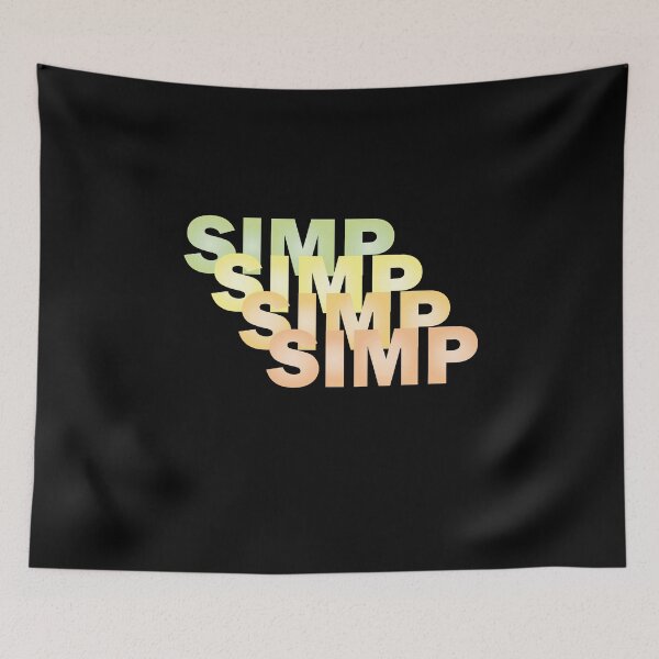 Item preview, simper stop simping simp designed and sold by thehafdesigner.