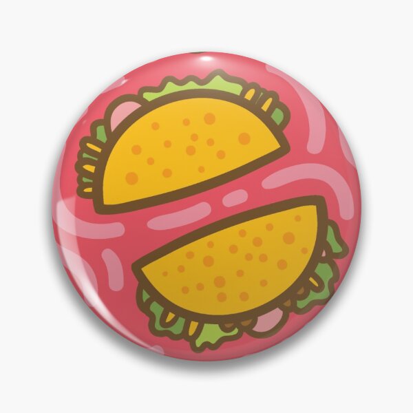 Item preview, Cute Taco Pattern designed and sold by Mexikawaii.