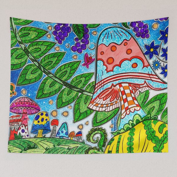 Item preview, Magic mushroom kingdom designed and sold by Image NDesign.