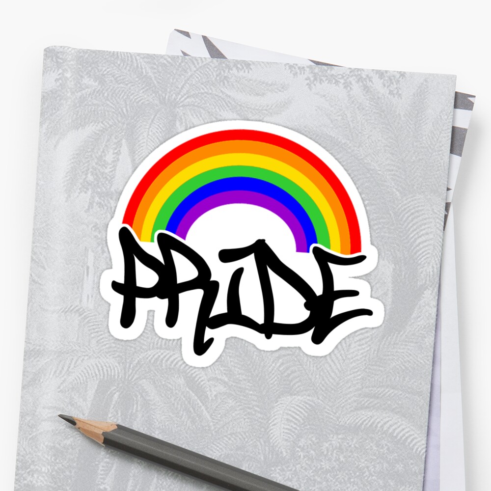 spencers gay pride stickers