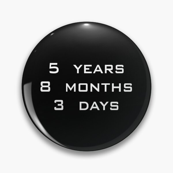 Item preview, 5 Years, 8 Months, 3 Days designed and sold by The-Keepers.