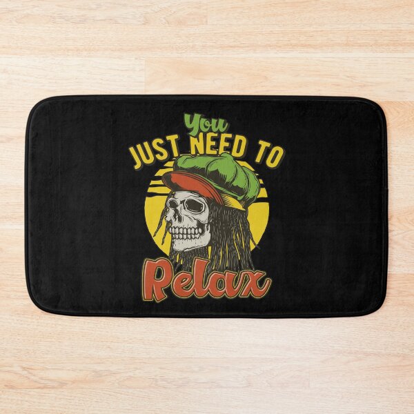 Item preview, Skull Rasta Rastafari Rastas Jamaica Reggae Relax Peace Love designed and sold by MemphisCenter.