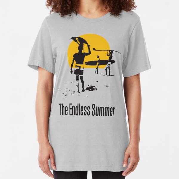 Endless Summer, 1966 Surf Sport Documentary Poster, Artwork, Prints, Posters, Tshirts, Men, Women, Kids Slim Fit T-Shirt